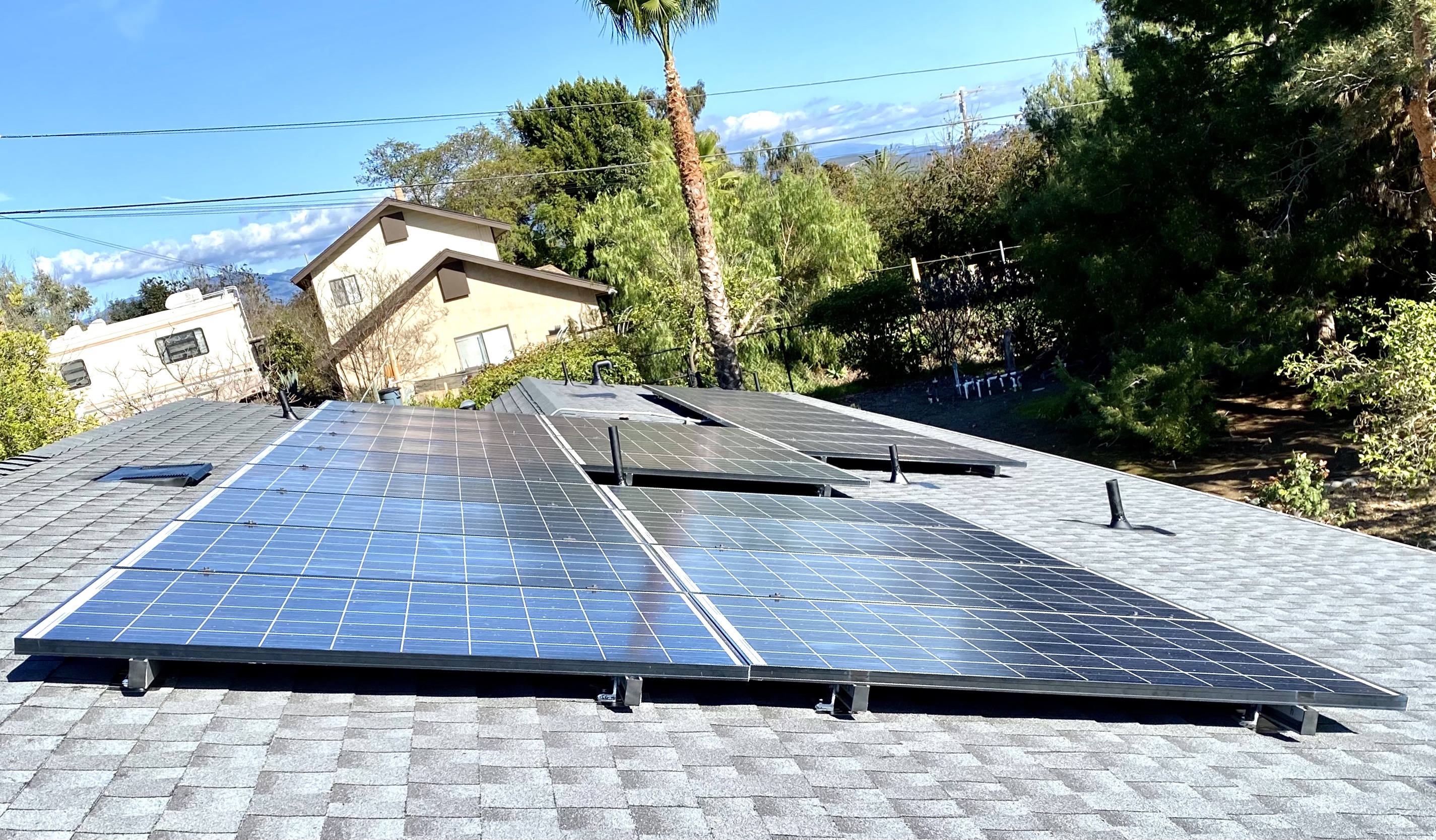 26 panel array shingle roof
