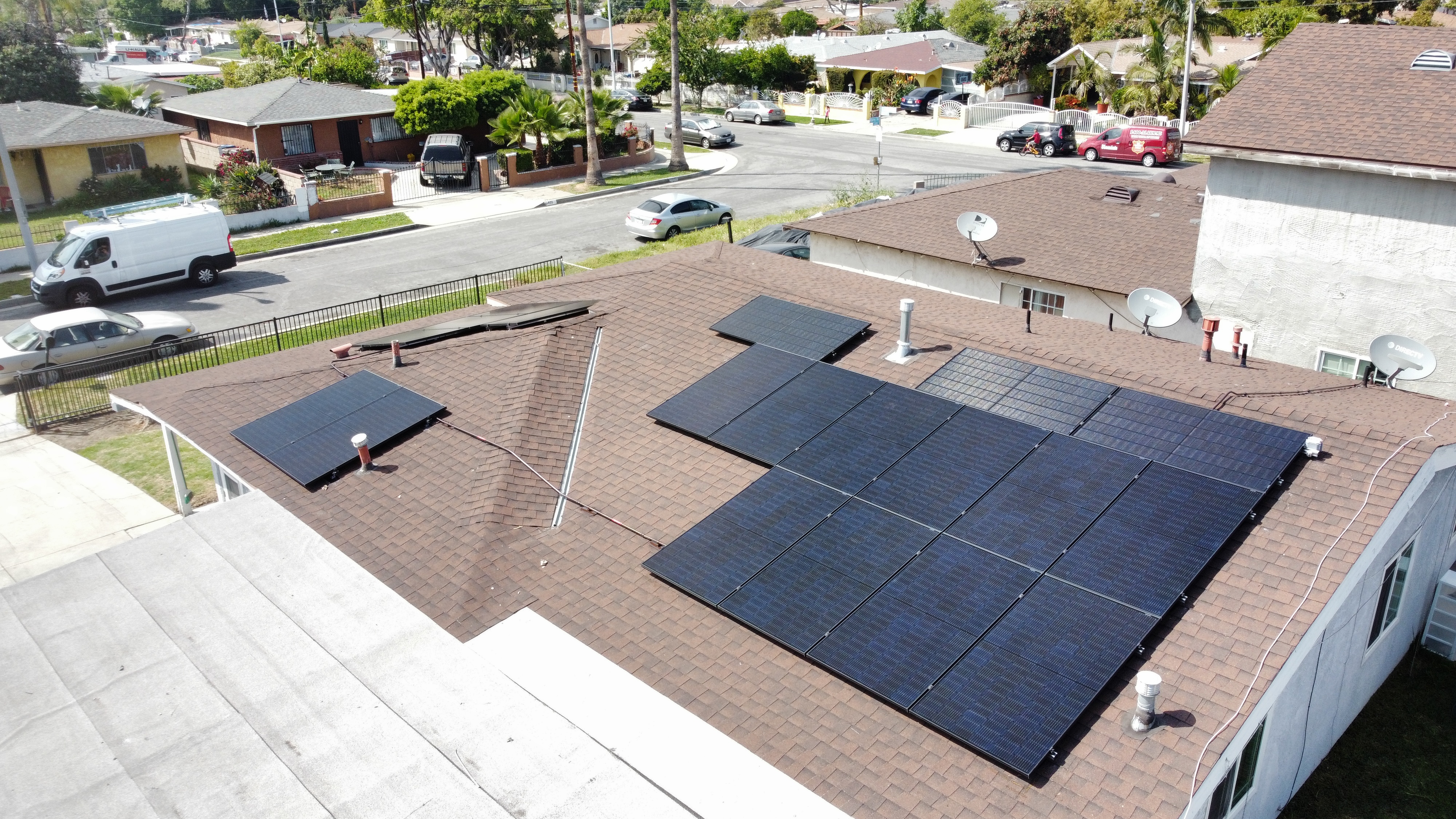 Solar install completed system